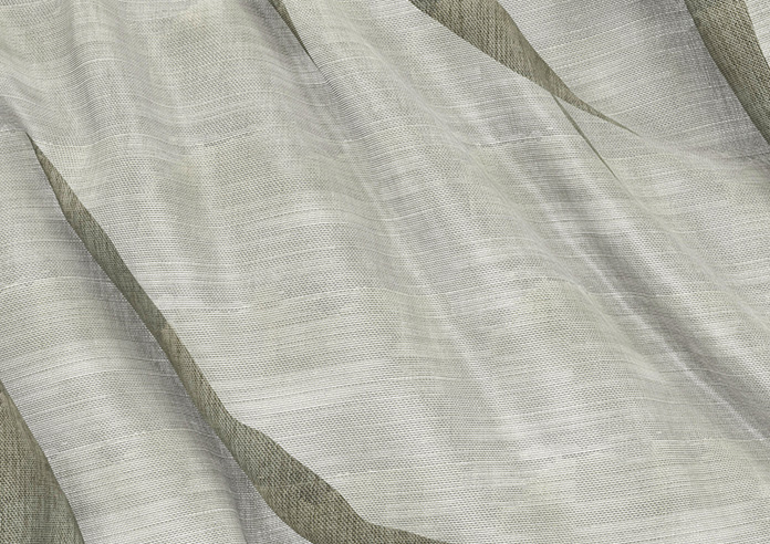 Coachella Voile, Silver Glint - Roman Blind - Image 4